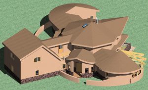 CAD Model of Custom Sustainable Home in Colorado