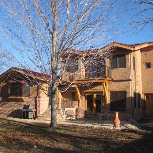 Boulder Orchard House: Exterior from SE